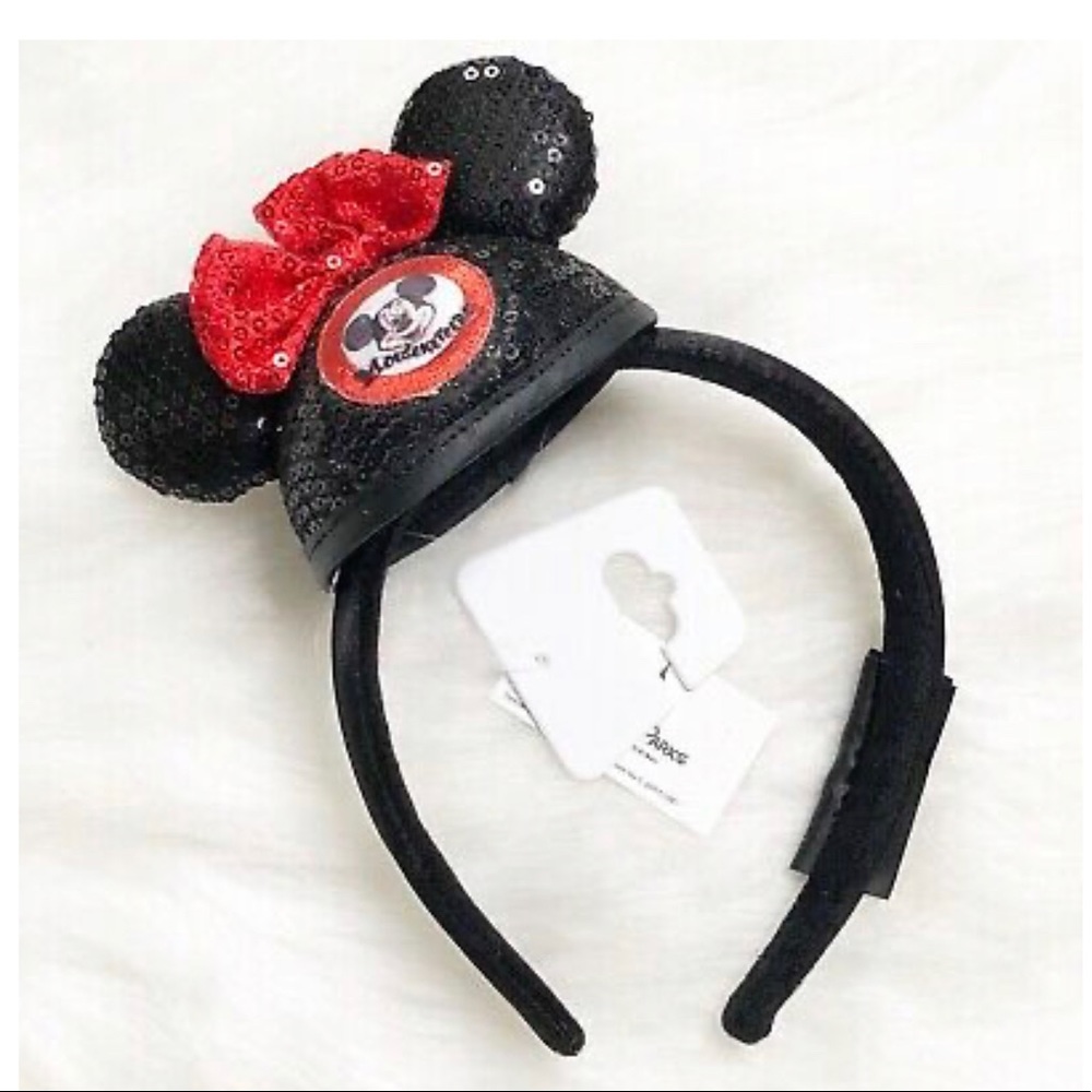 Minnie Mouse Mouseketeers headband ears